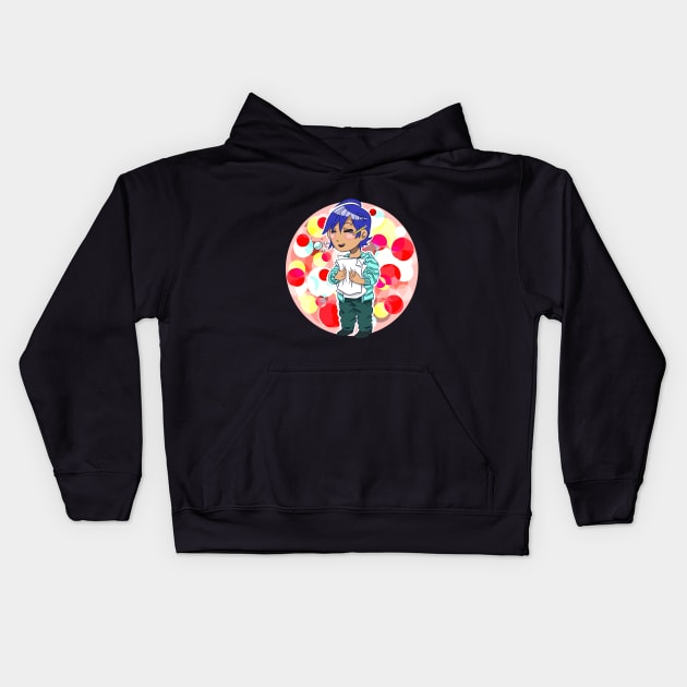 Moritaka Kids Hoodie by LadybugDraws